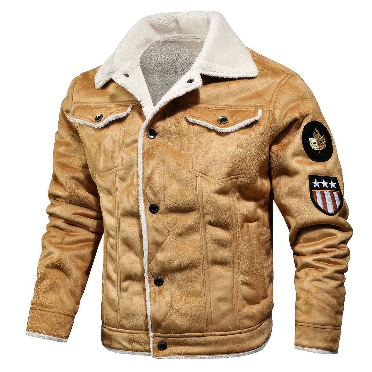 Mens Velvet Thicken Warm Leather Jacket Casual Men's Coats Slim Fit Genuine Leather Jackets