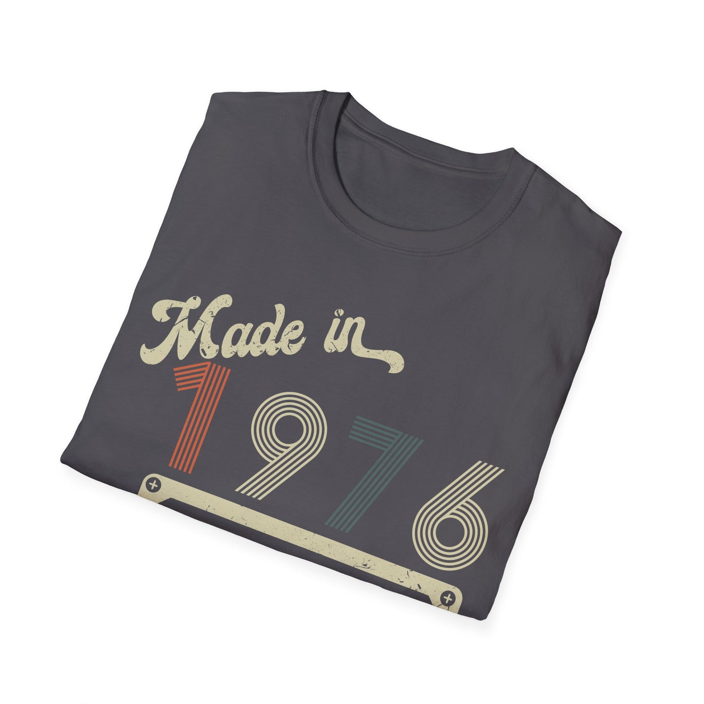 Made In 1976 Limited Edition Funny Cassette Tape Vintage T-Shirt For Men Women
