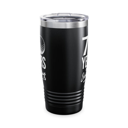 70 Years And Still Swinging 70th Birthday Funny Golf Club Tumbler