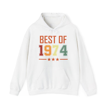 Funny Vintage Best of 1974 50 Year Old Gift 50th Birthday Hoodie For Men Women Hoodie