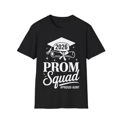 Prom Squad 2026 Proud Aunt Graduate Prom Class of 2026 T-Shirt