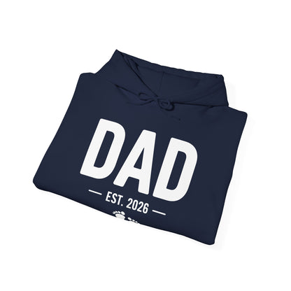 Funny Dad Est 2026 To Be Gifts First Time Dad New Daddy Hoodie For Men Women