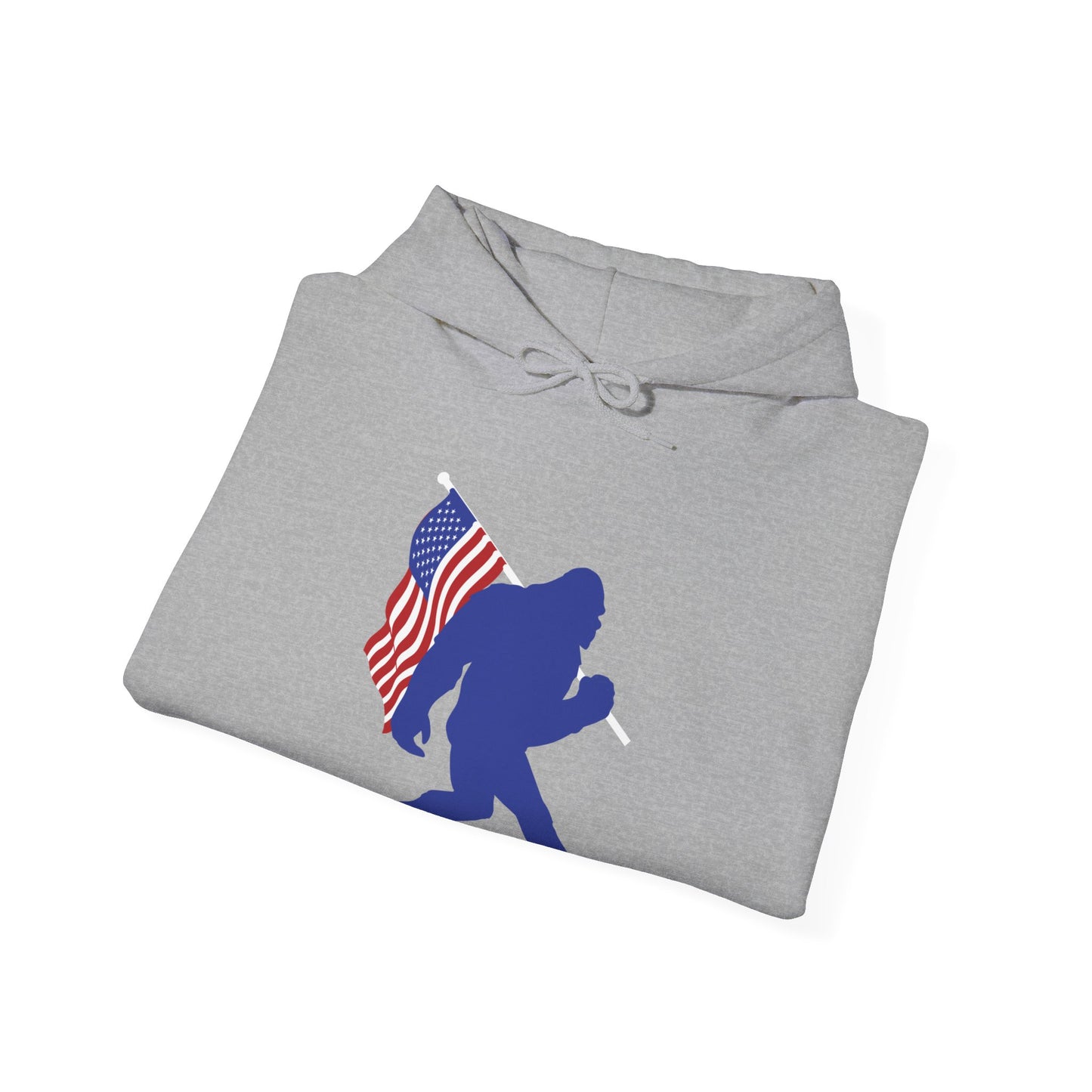 Funny Bigfoot USA Flag America For Sasquatch Believers Hoodie For Men Women