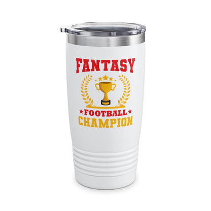 Funny Fantasy Football League Champion Footballer Men Women Tumbler