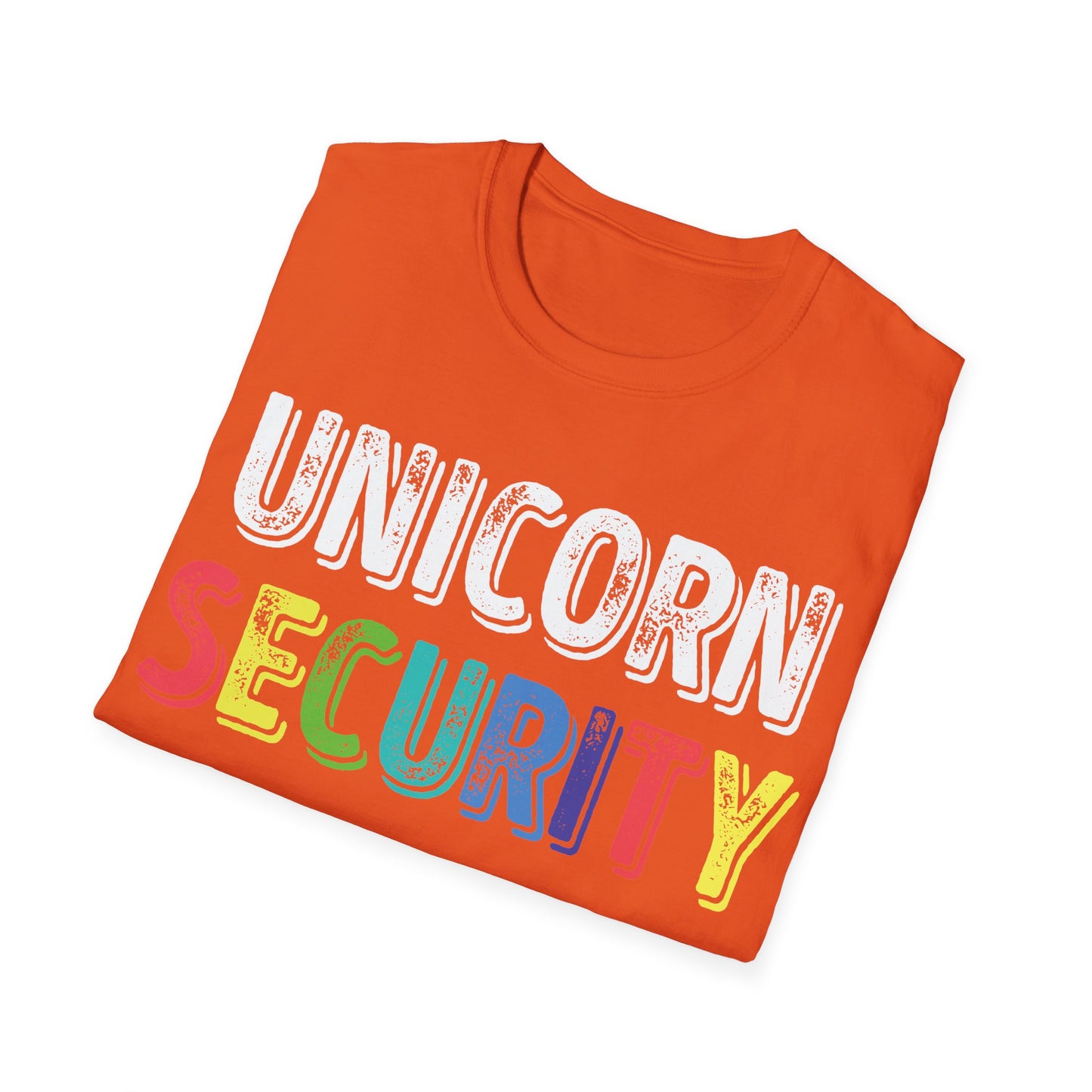 Funny Unicorn Security Costume Police T-Shirt Men Women Kids