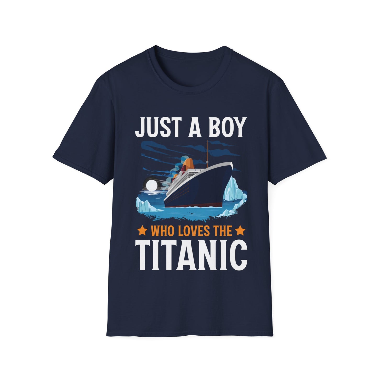 Just A Boy Who Just Loves The Rms Titanic Cruise Ship T-shirt For Men Women