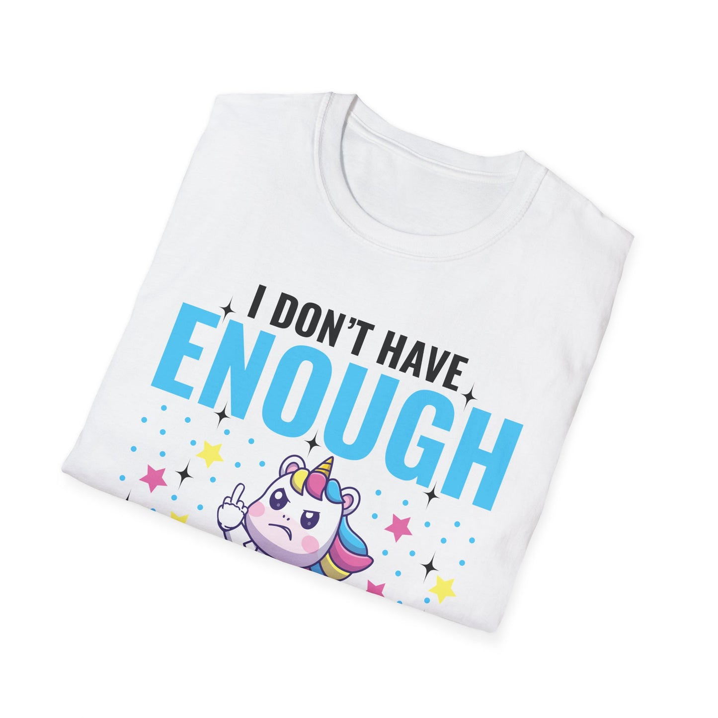 Funny I Don't Have Enough Middle Fingers For Cancer Unicorn T-Shirt For Men Women T-Shirt