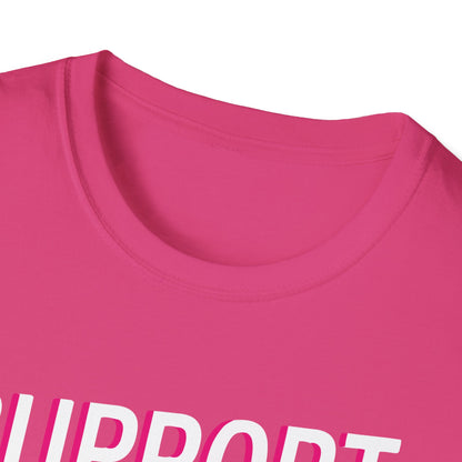 Breast Cancer Awareness Support Fighters Admire Survivors T-Shirt For Men Women