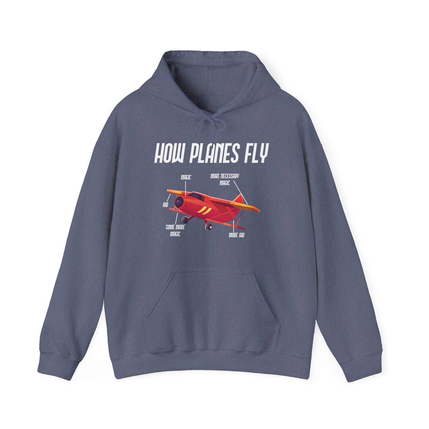 Funny How Planes Fly Airplane Parts Design For Flight Lovers Hoodie