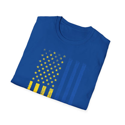 Ukrainian Lover Ukrainian American Flag I Stand With Ukraine T-Shirt