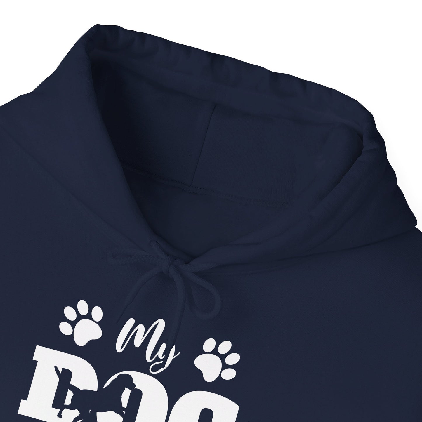 Funny My Dog is My Valentine Dog Lovers Hoodie For Men Women Hoodie