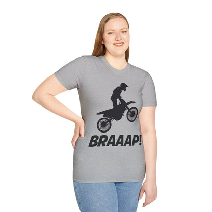 Funny Brraaap Dirt Bike Motocross Bikers Rider T-Shirt For Riders Men Women