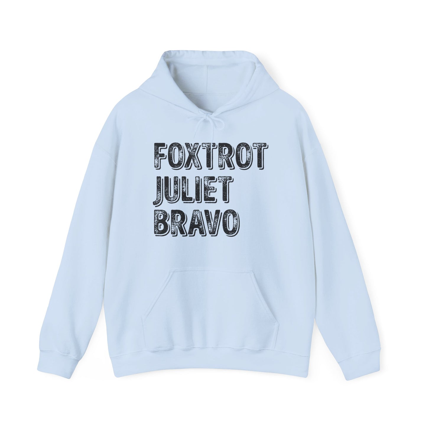 Retro Vintage Foxtrot Juliet Bravo Hoodie For Men Women