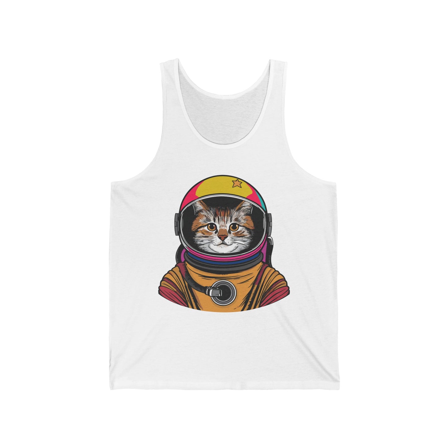 Funny Space Gifts Cat Mom Cat Dad Astronaut Space Tank Top For Men Women Kids Tank Top