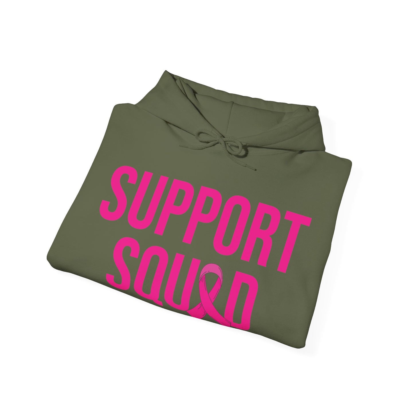 Support Squad Breast Cancer Warrior Awareness October Pink Hoodie