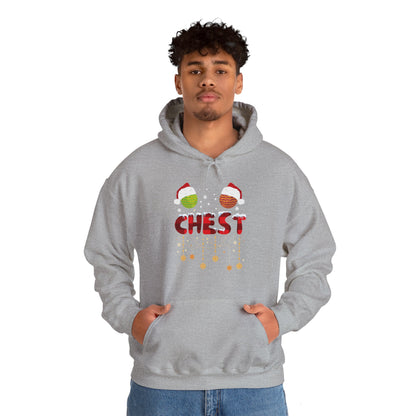 Chest Nuts Matching Chestnuts Funny Christmas Couples Chests Hoodie