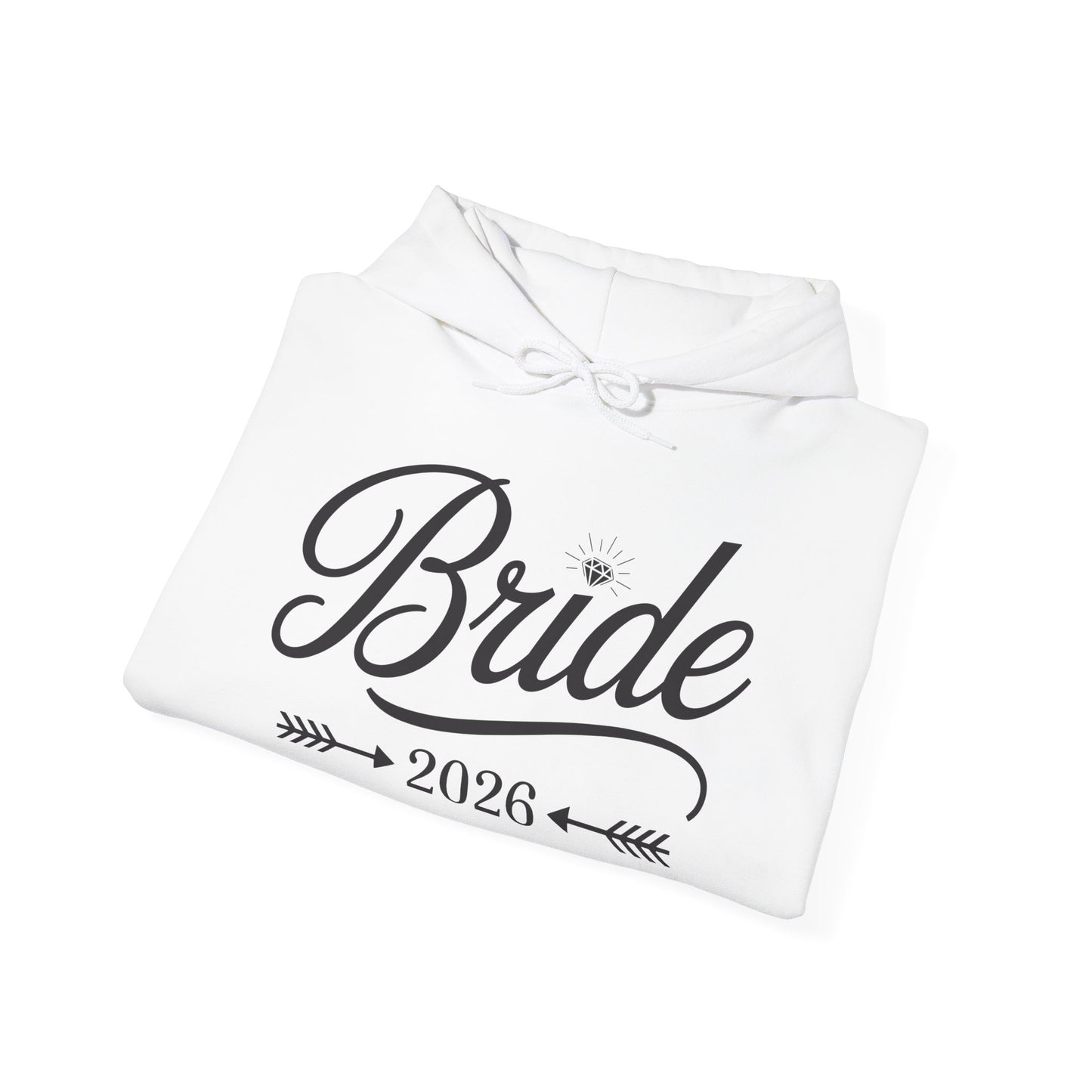 Bride Est 2026 Married Wedding Bridal Party Bachelorette Hoodie For Women