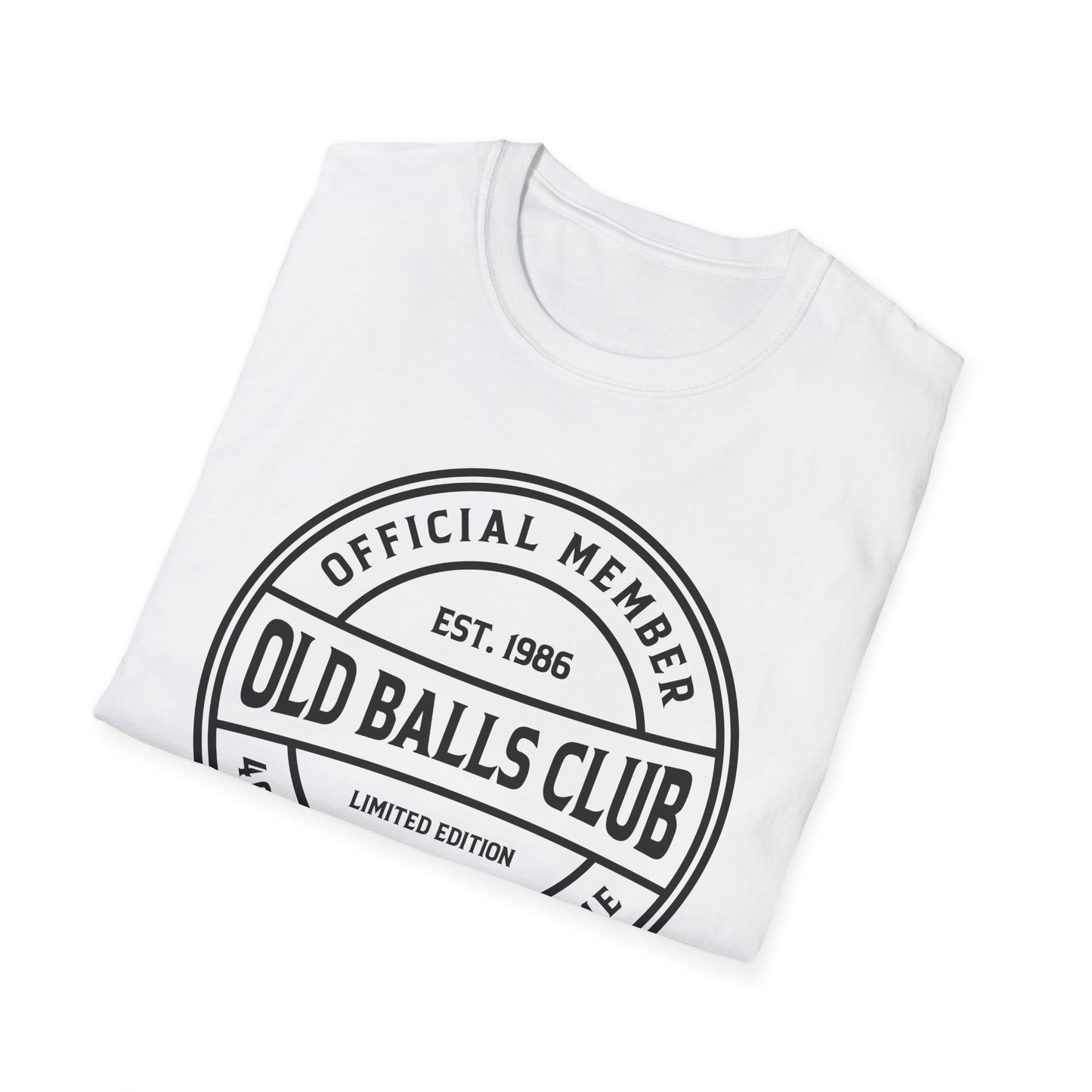 Mens Old Balls Club 40 Years Awesome Forty 40th Birthday Farthers Day T-Shirt