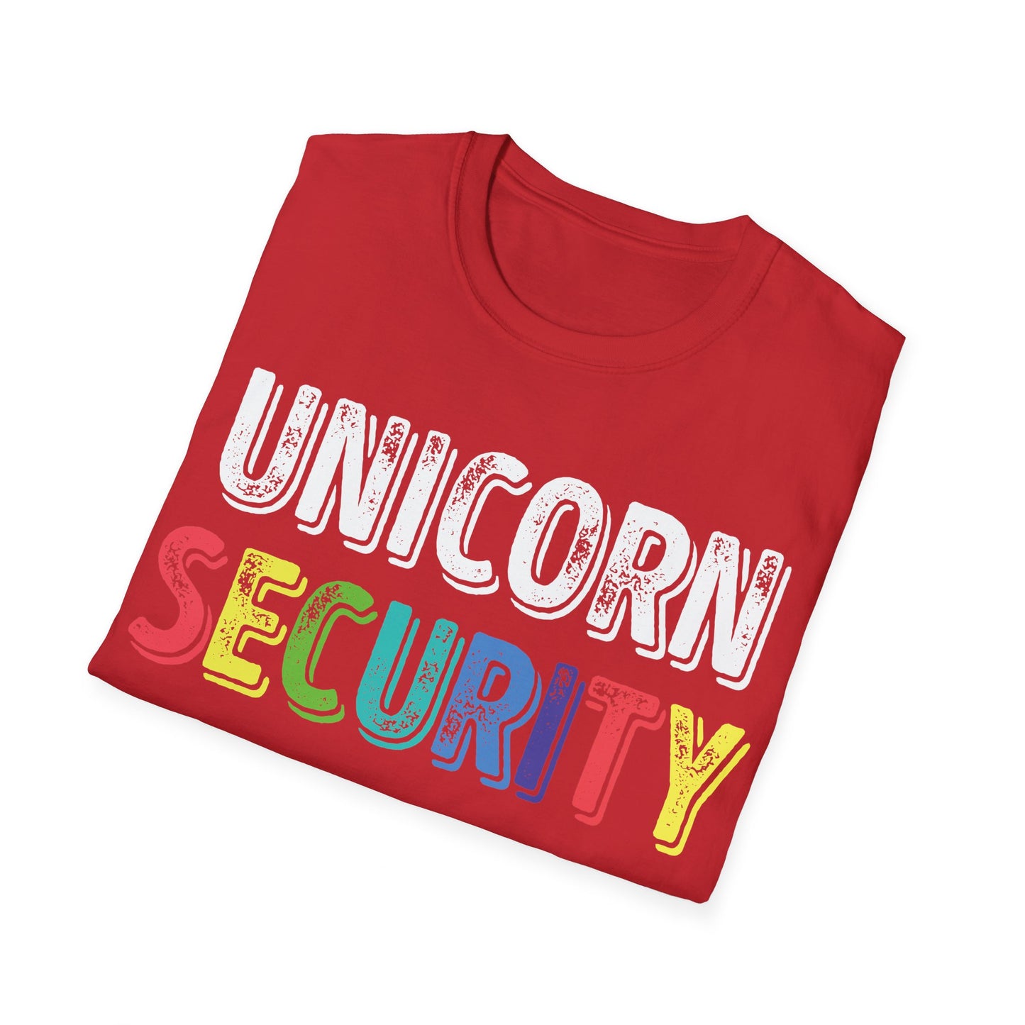 Funny Unicorn Security Costume Police T-Shirt Men Women Kids