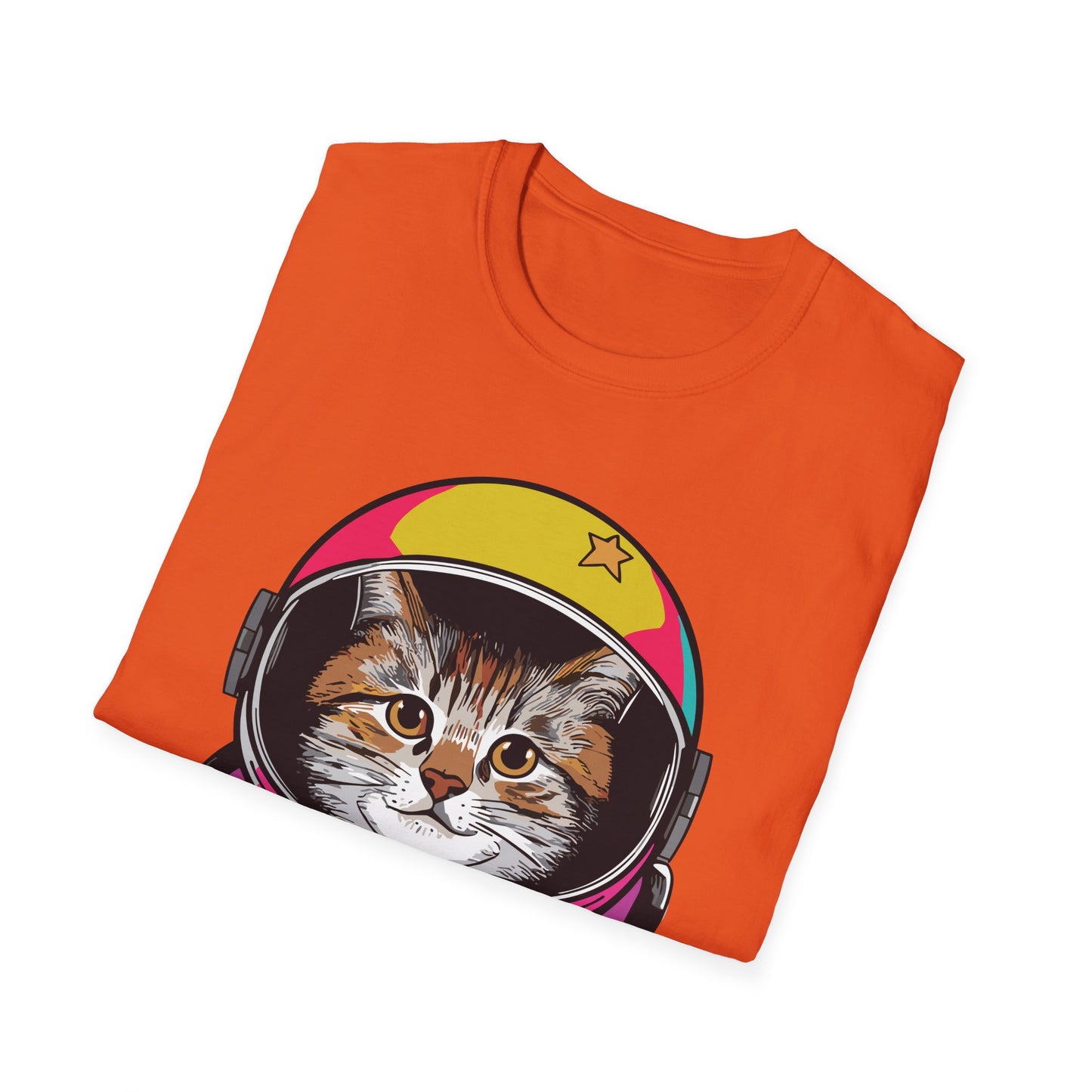 Funny Space Gifts Cat Mom Cat Dad Astronaut Space T-Shirt For Men Women Kids T-Shirt