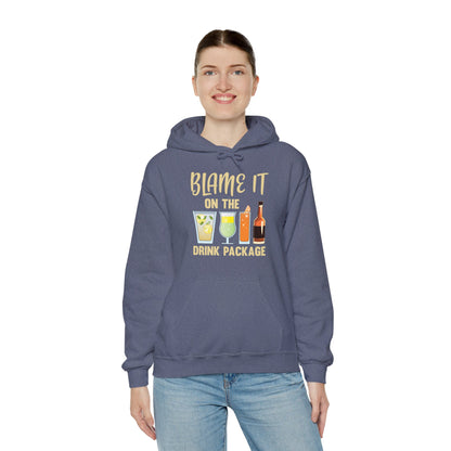 Blame It On The Drink Package Funny Cruise Hoodie For Men Women Hoodie