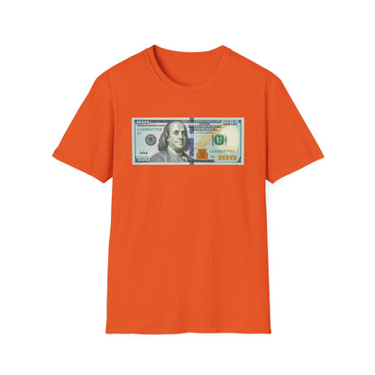 Funny Pro Trump 100 Dollar Bill Donald Trump Signature 4th of July American Patriot Support Trump Gift T-Shirt