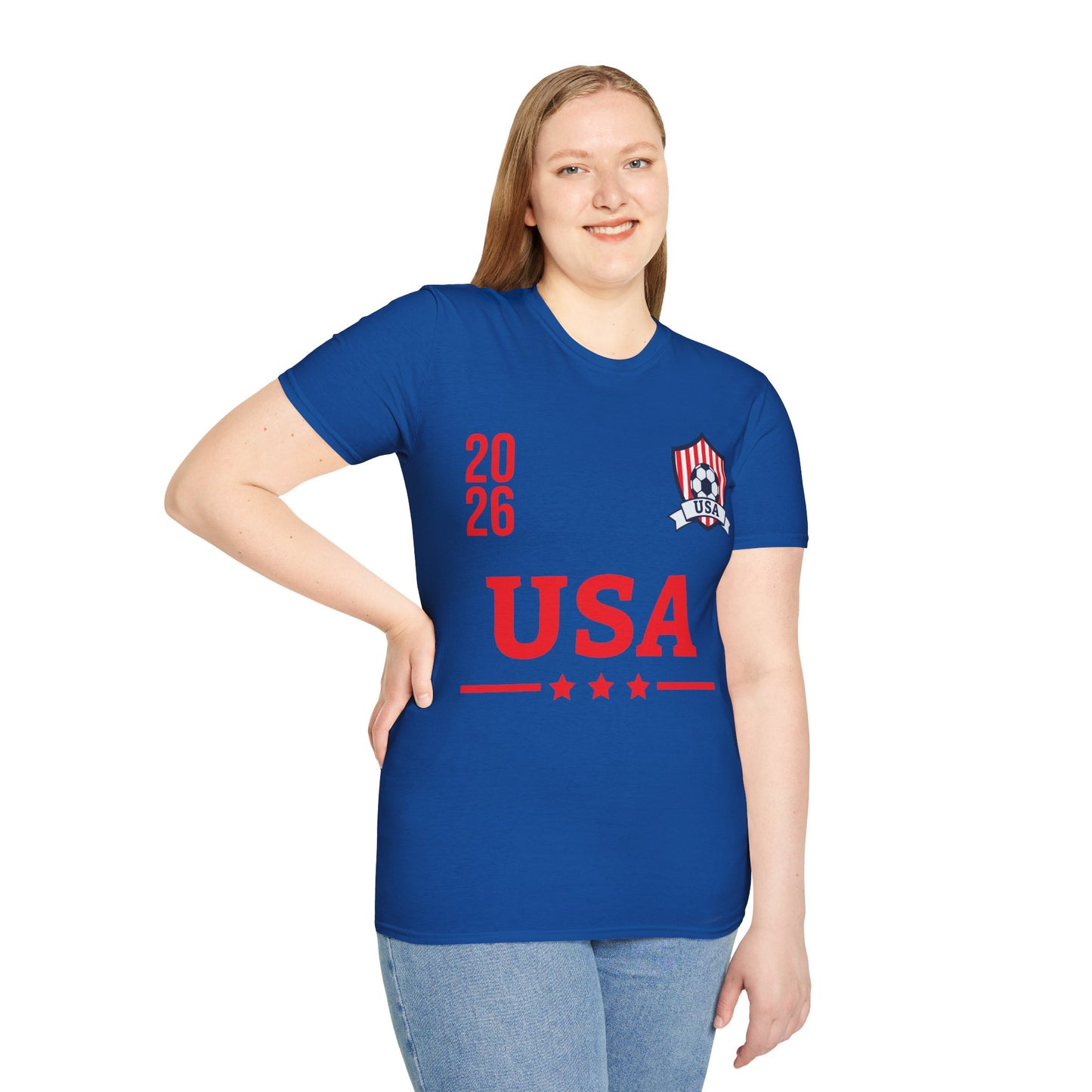 USA Soccer Tee Flag Football Shirt Gift 2026 T-Shirt