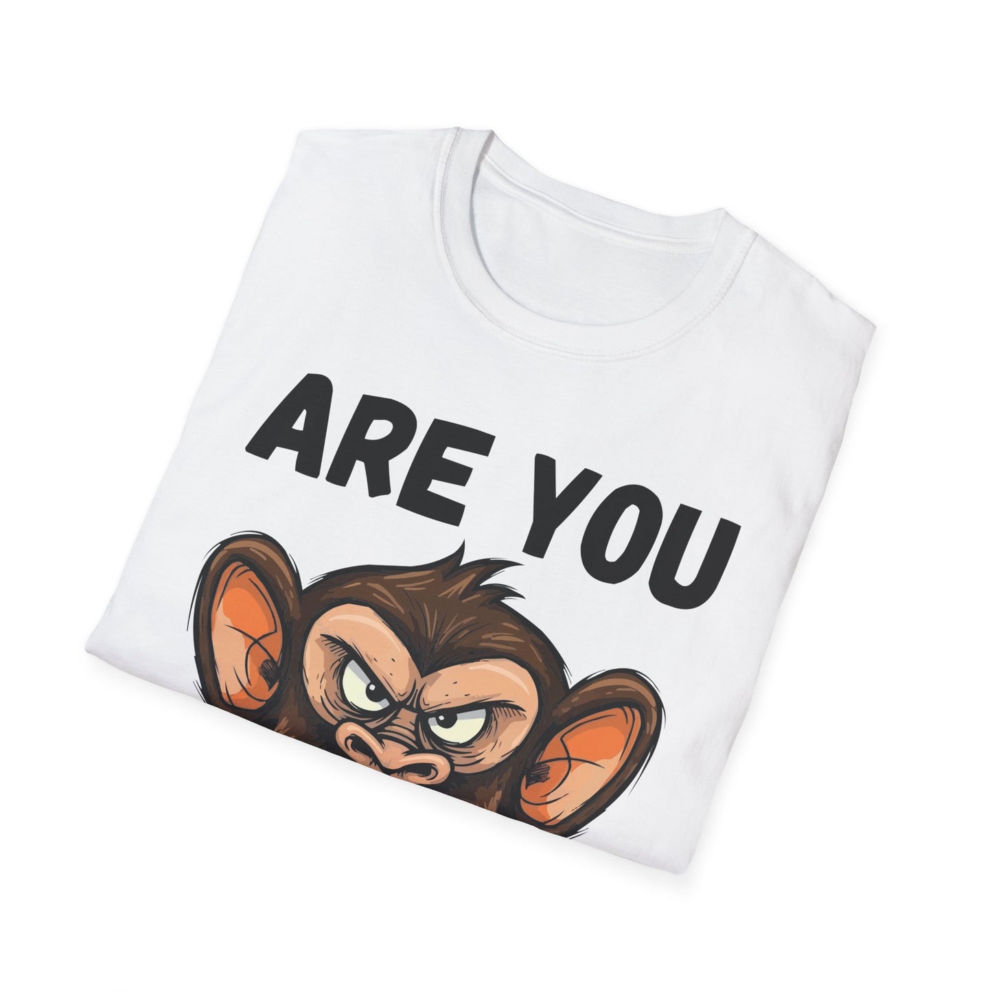 Humor are You Serious Grumpy Funny Monkey Meme T-Shirt
