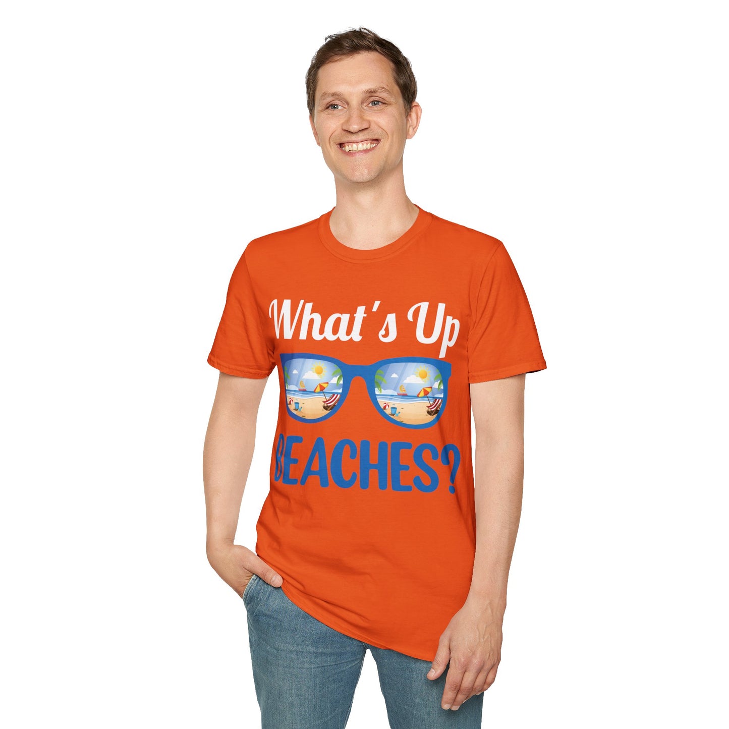 Funny What's Up Beaches Gifts Fathers Day Beach Vacation Summer T-Shirt