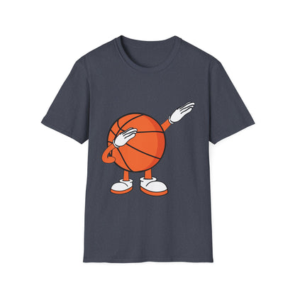 Funny Dabbing Basketball Dancing Ball Game In Shoes T-Shirt For Men Women T-Shirt