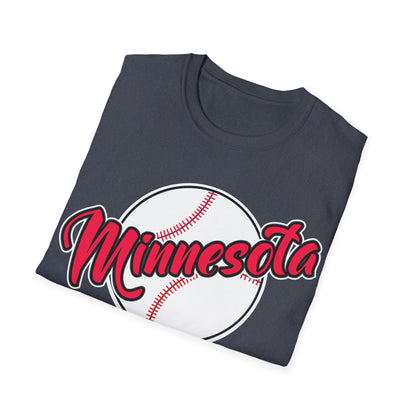 Minnesota Tee Vintage Baseball Throwback Retro T-Shirt For Men Women T-Shirt