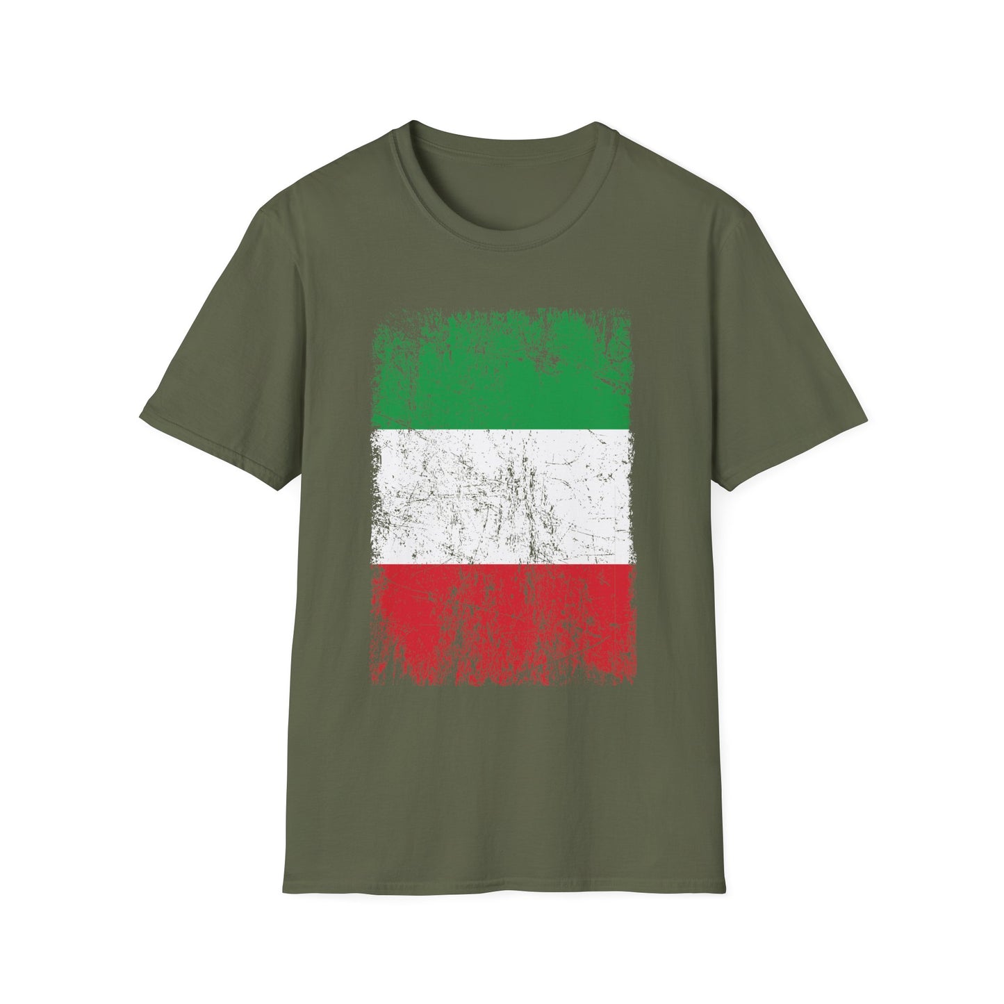 Italia Italy Flag Football Soccer Forza Azzurri T-Shirt for Men Women