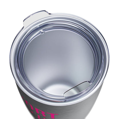 Support Squad Breast Cancer Warrior Awareness October Pink Tumbler