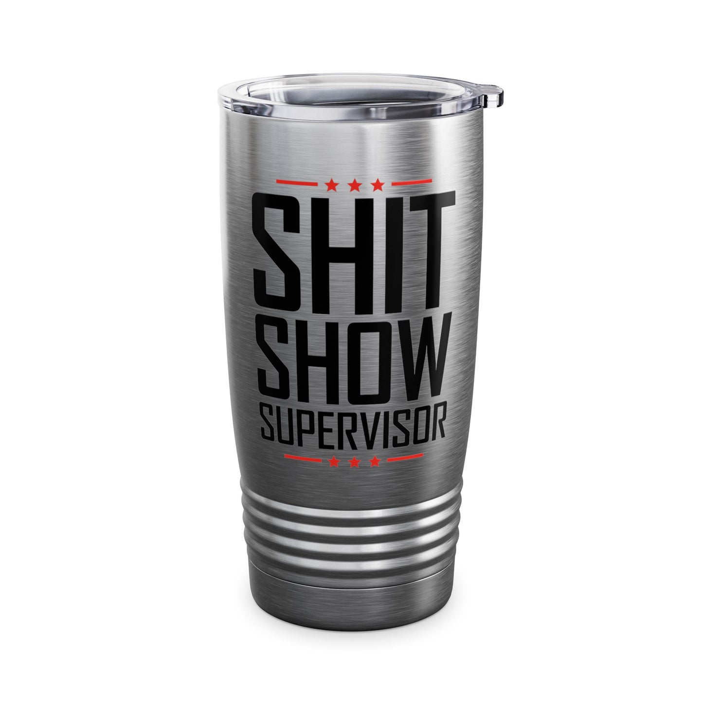 Shit Show Supervisor Retro Funny Sarcastic Adult Humor Tumbler