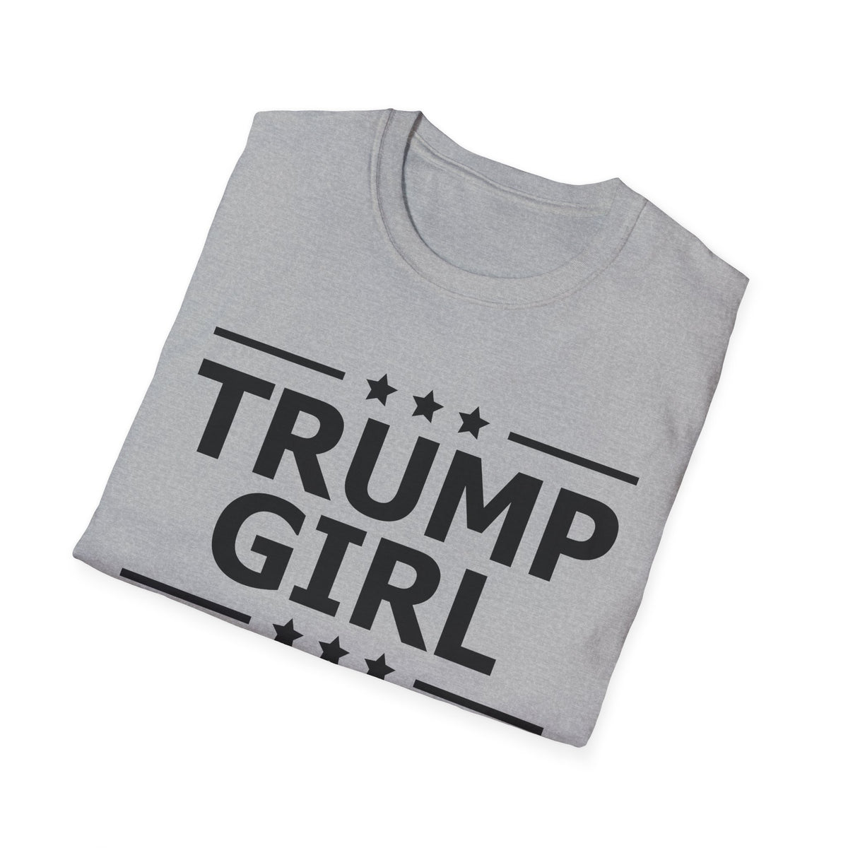 Cute Trump Girl Republican US Flag 2024 Vintage Vote T-Shirt