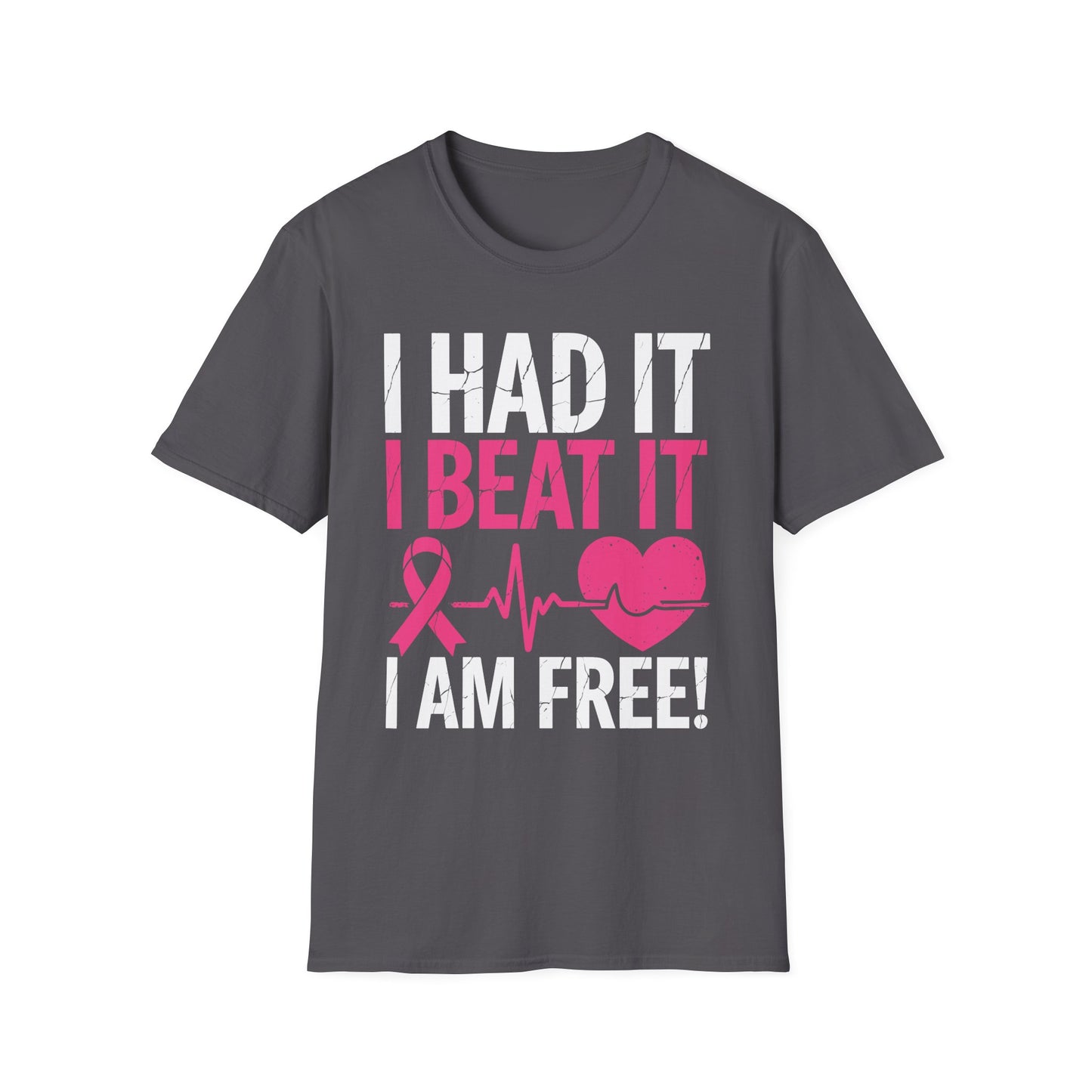 Funny I Had It I Beat It I Am Free Breast Cancer Survivor T-Shirt For Men Women