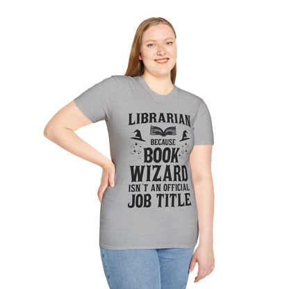 Cool Librarian Book Wizard Art For Men Women Read Library Book Lovers T-Shirt