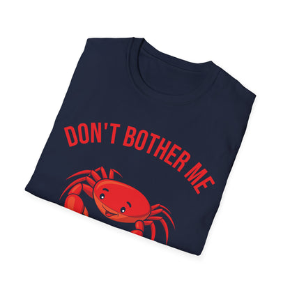 Funny Don't Bother Me I'm Crabby Crab Moody Person Tank Top For Men Women