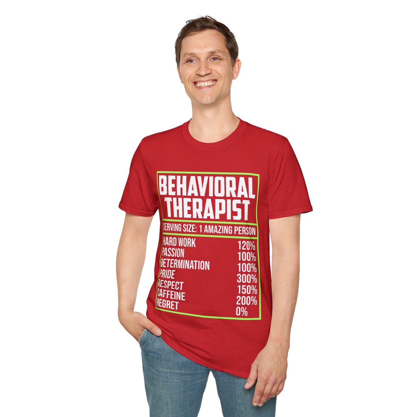 Behavioral Therapist Facts Analyst Behavior Tech SPED Teacher Autism T-Shirt