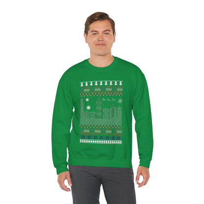 I Love Georgia Christmas Santa, Reindeer Funny Ugly Christmas Jumper Sweatshirt