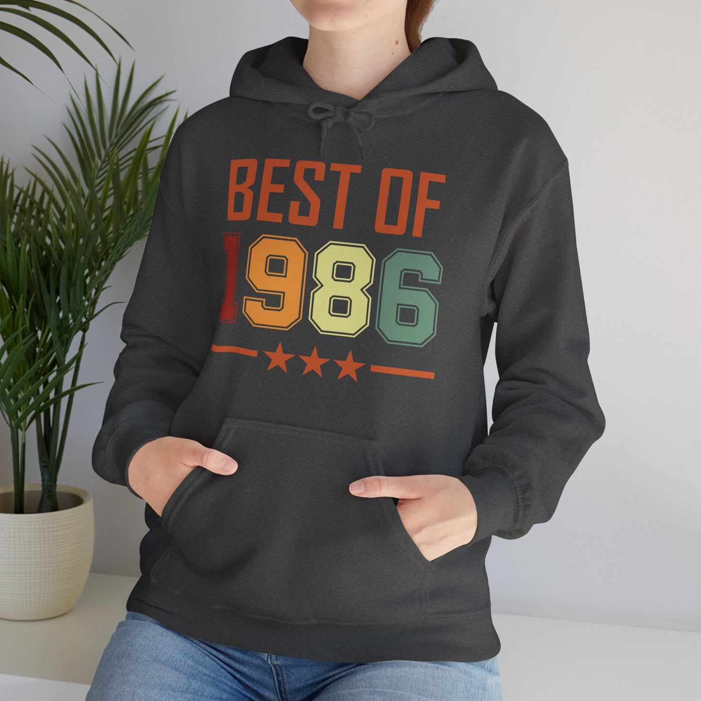 Funny Vintage Best of 1986 40 Year Old Gift 40th Birthday Hoodie For Men Women Hoodie