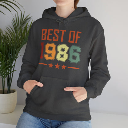 Funny Vintage Best of 1986 40 Year Old Gift 40th Birthday Hoodie For Men Women Hoodie