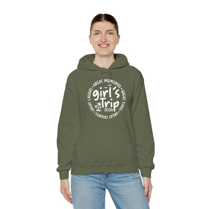 Girl's Trip 2026 Memories Friends Trip Matching Vacation Hoodie For Men Women Hoodie