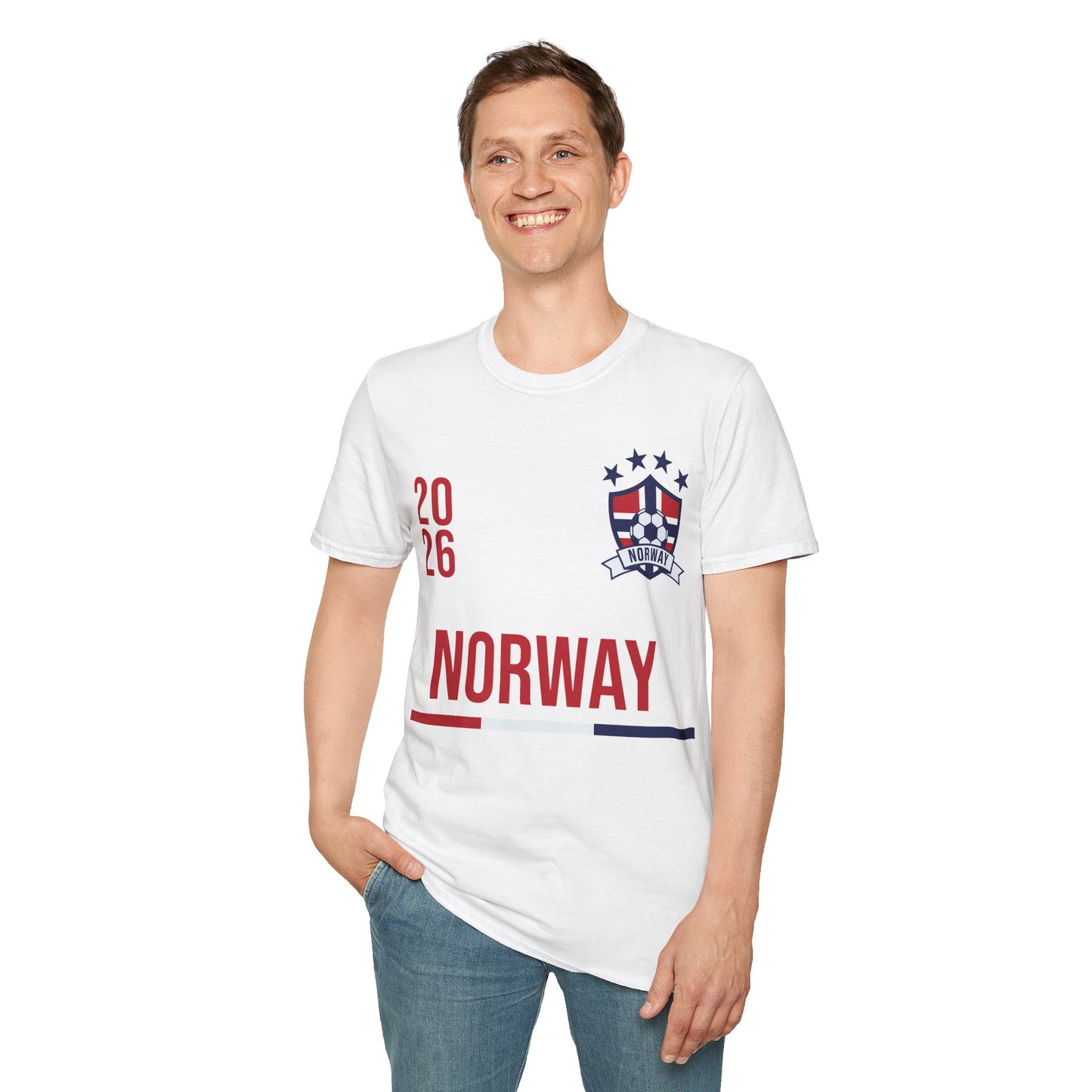 Norway Soccer Tee Flag Football Shirt Gift USA 2026 T-Shirt