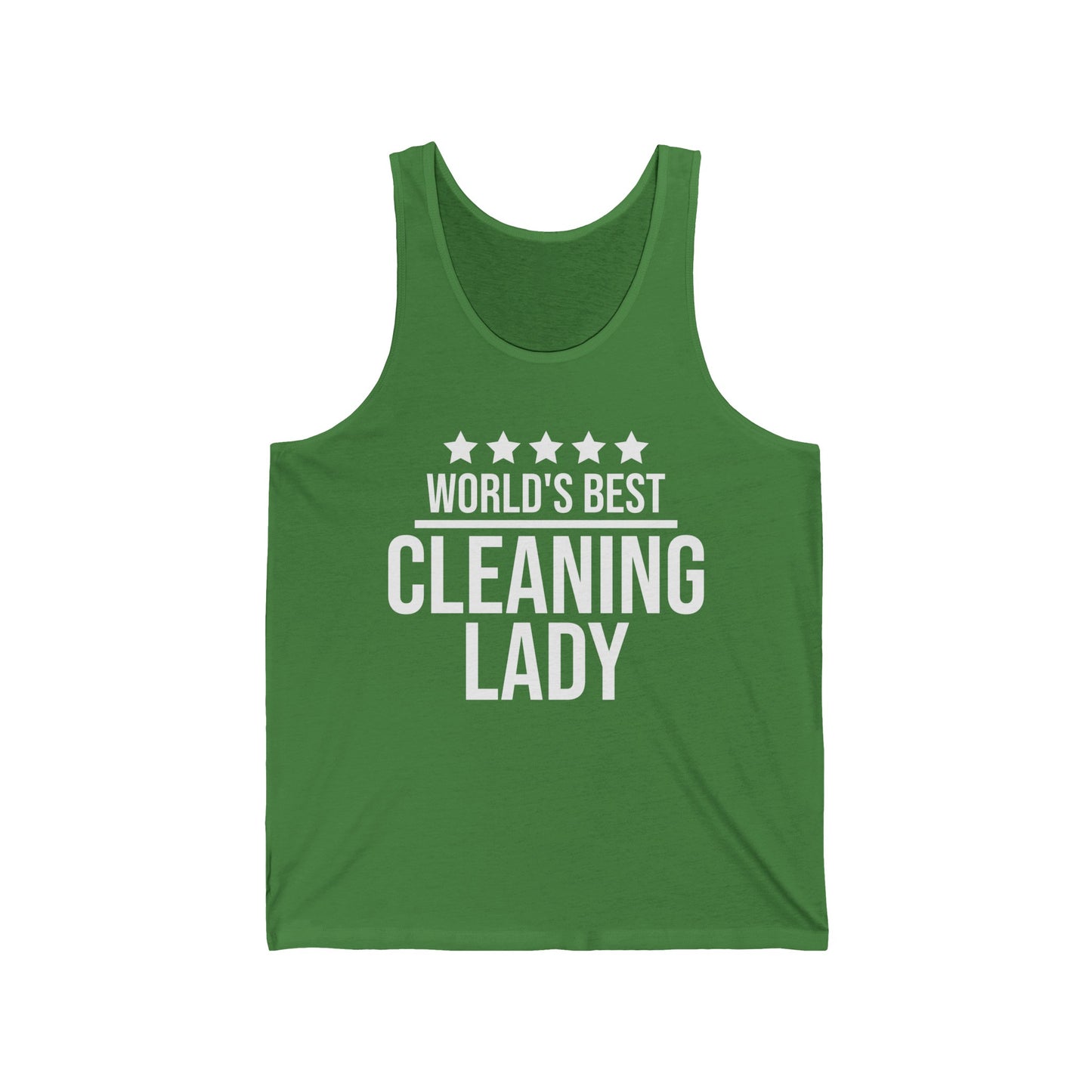 World's Best Cleaning Lady Mothers Day Mom Ladies Tank Tops