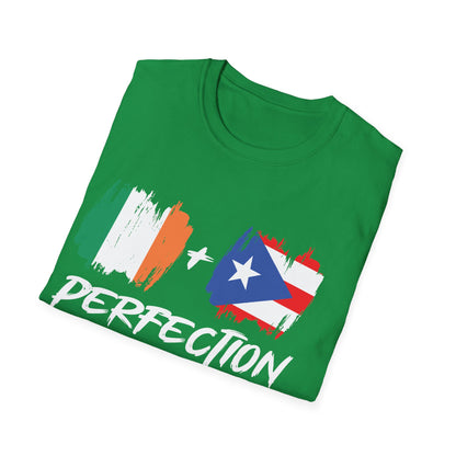 Irish Plus Puerto Rican Perfection Heritage T-Shirt For Men Women T-Shirt