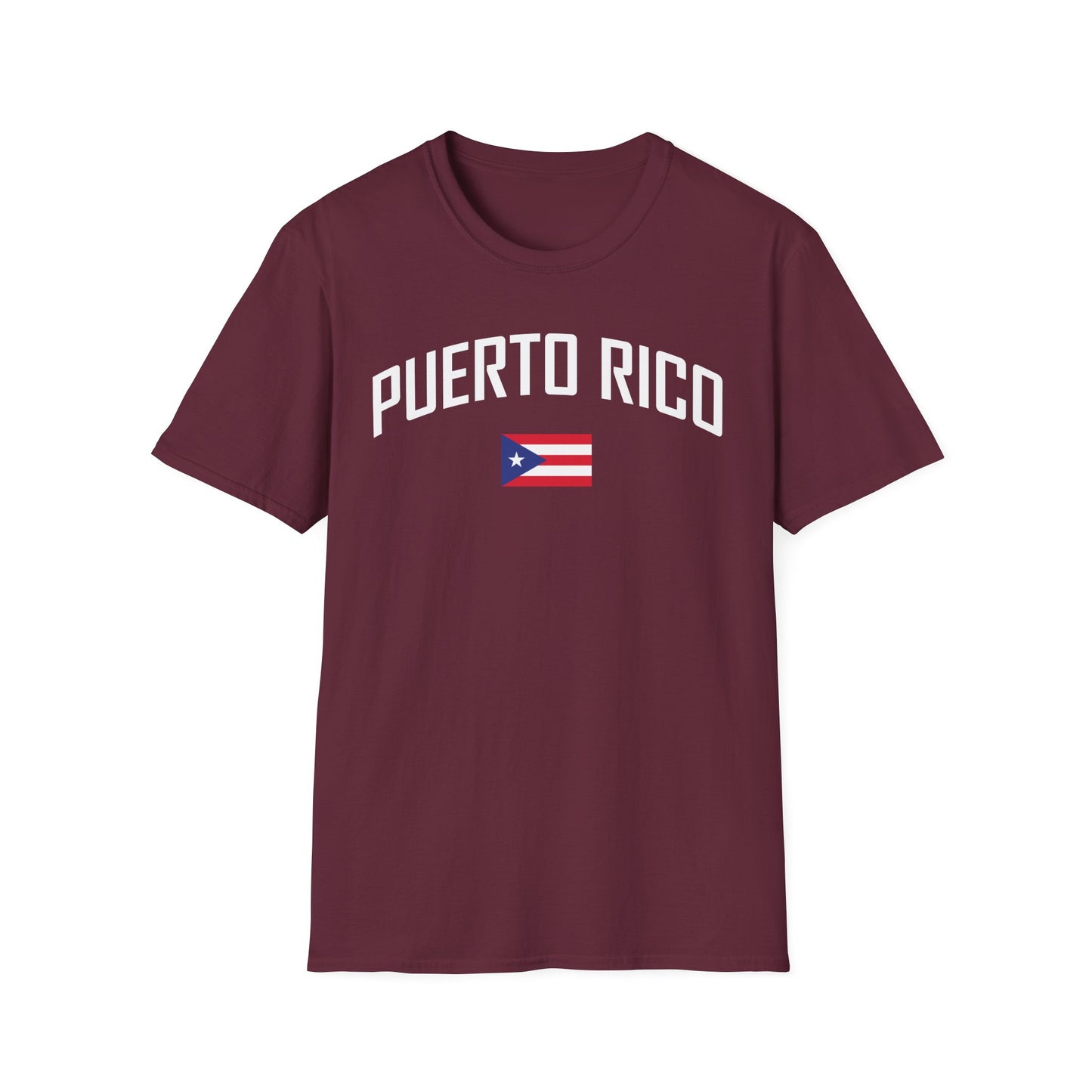 Puerto Rico Flag Retro Text T-Shirt