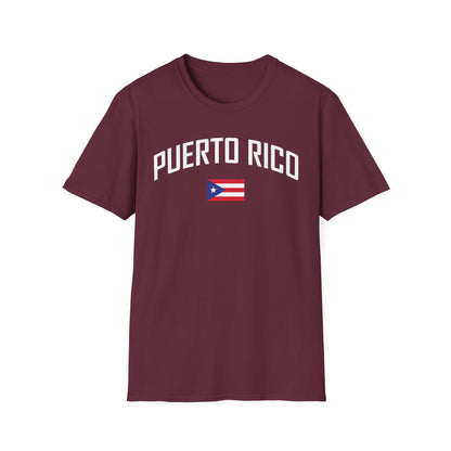 Puerto Rico Flag Retro Text T-Shirt