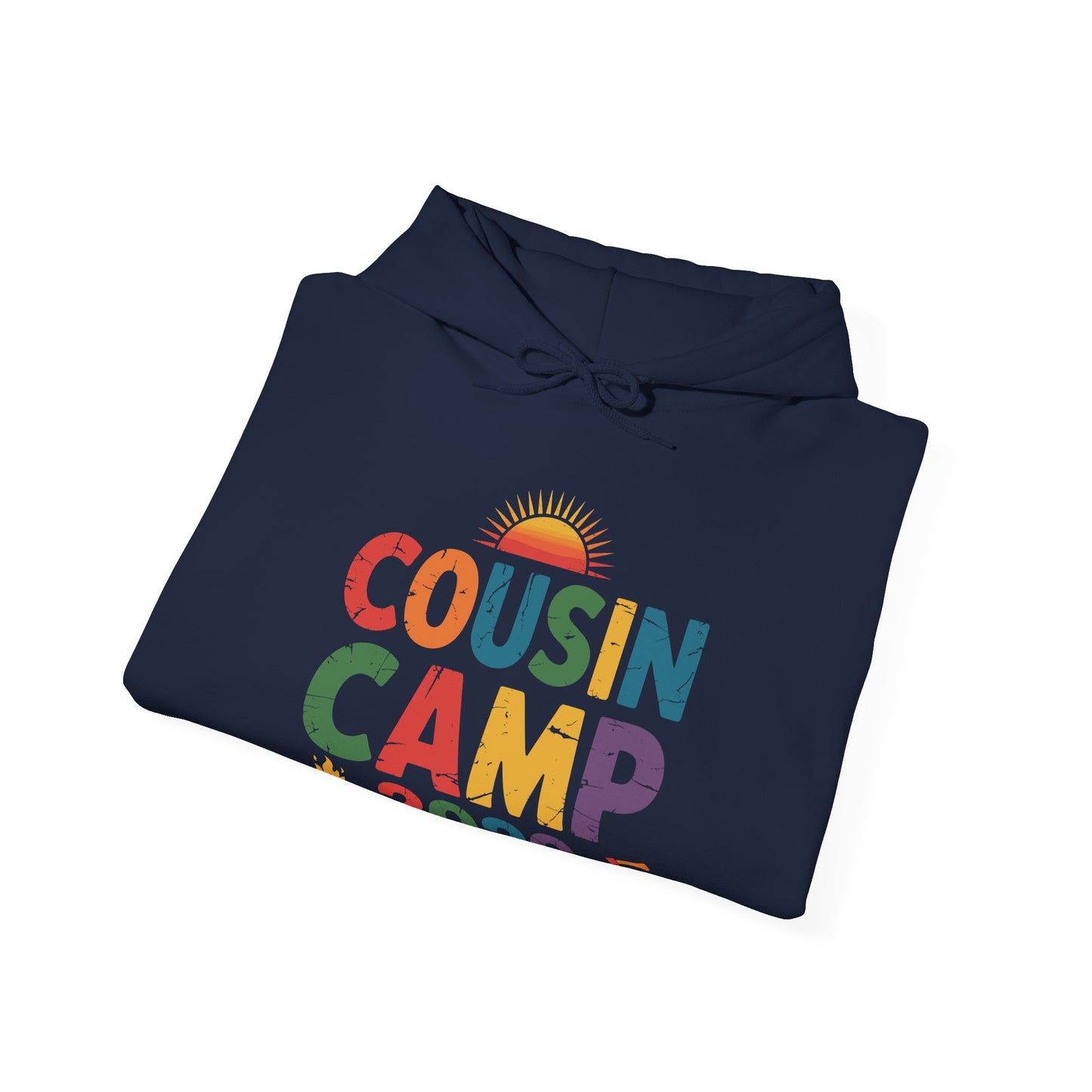 Cousin Camp 2026 Camping Campfire Summer Vacation Family Hoodie