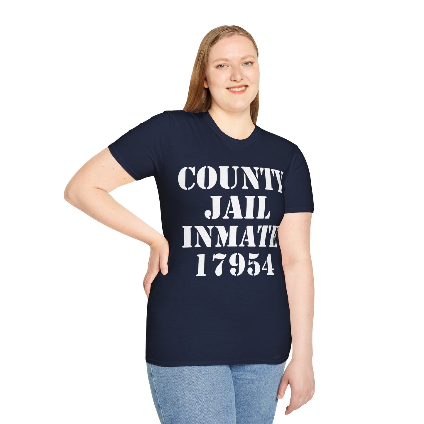 Halloween County Jail Inmate Prisoner Costume Party T-Shirt For Men